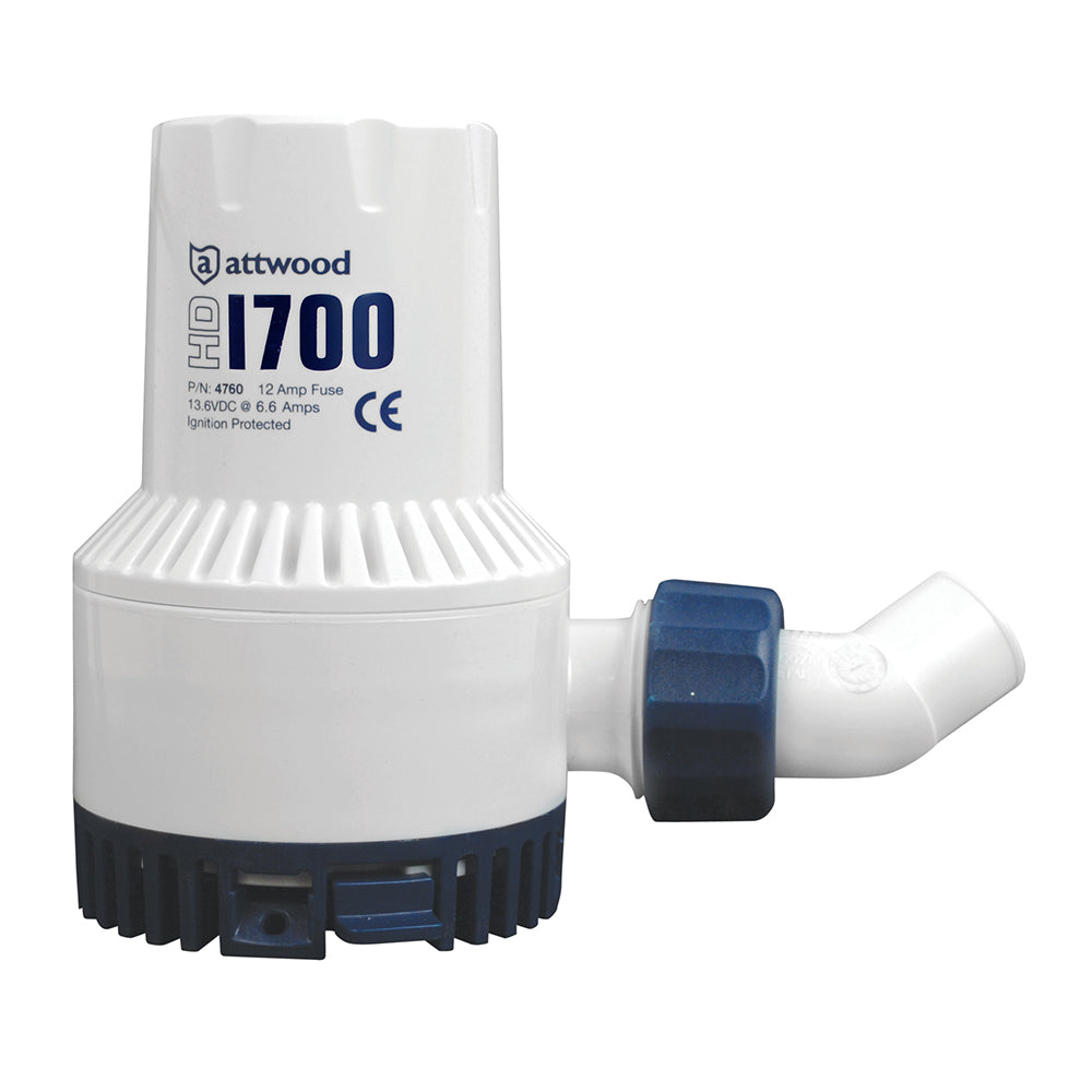 Attwood HeavyDuty Bilge Pump 1700 Series 12V 1700 GPH