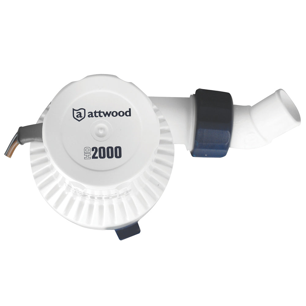 Attwood HeavyDuty Bilge Pump 2000 Series 12V 2000 GPH