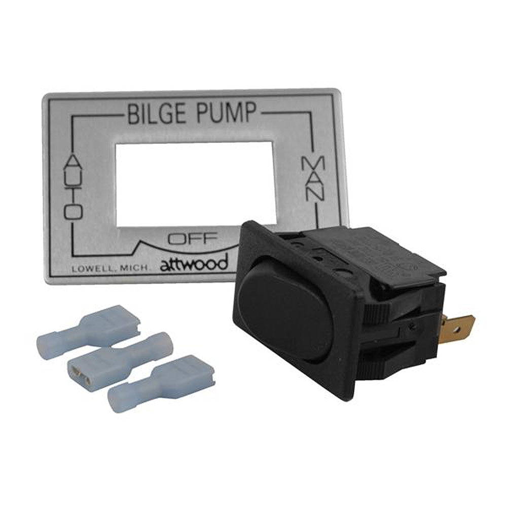 Attwood 3Way AutoOffManual Bilge Pump Switch