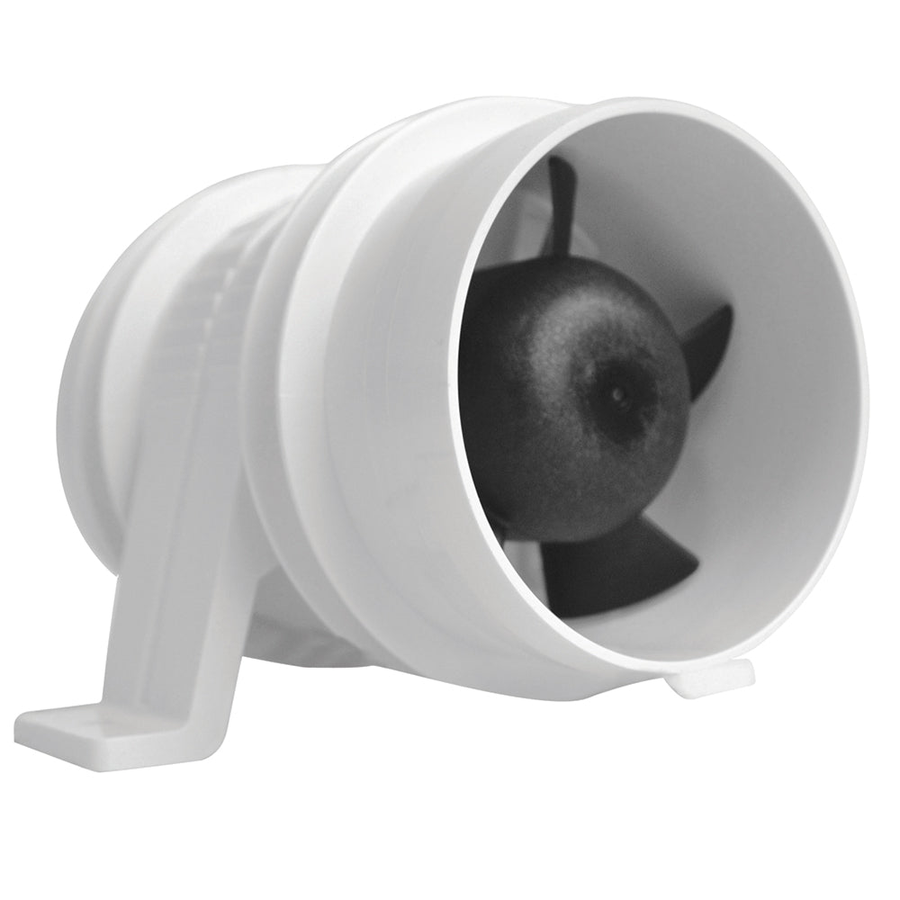 Attwood Turbo 3000 Series WaterResitant InLine Blower 12V White