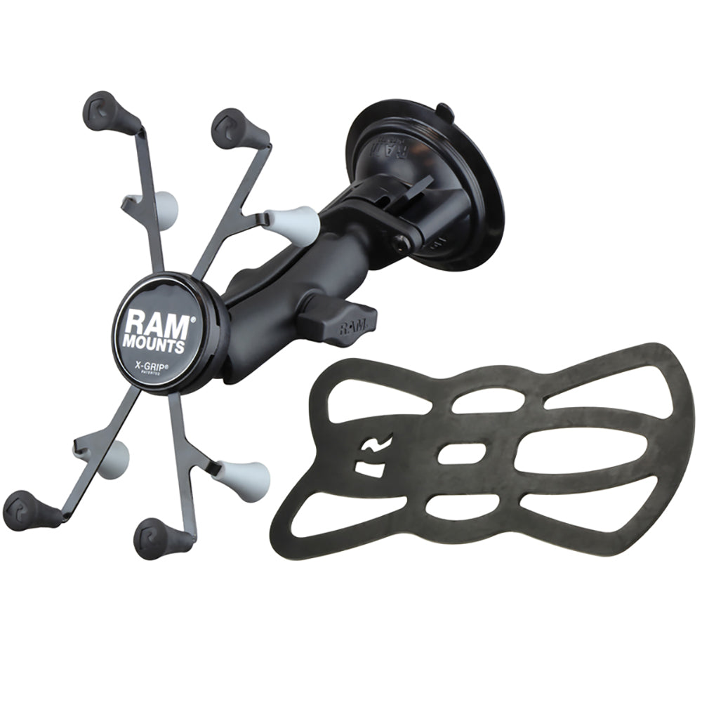 RAM Mount Twist Lock Suction Cup Base wUniversal XGrip II