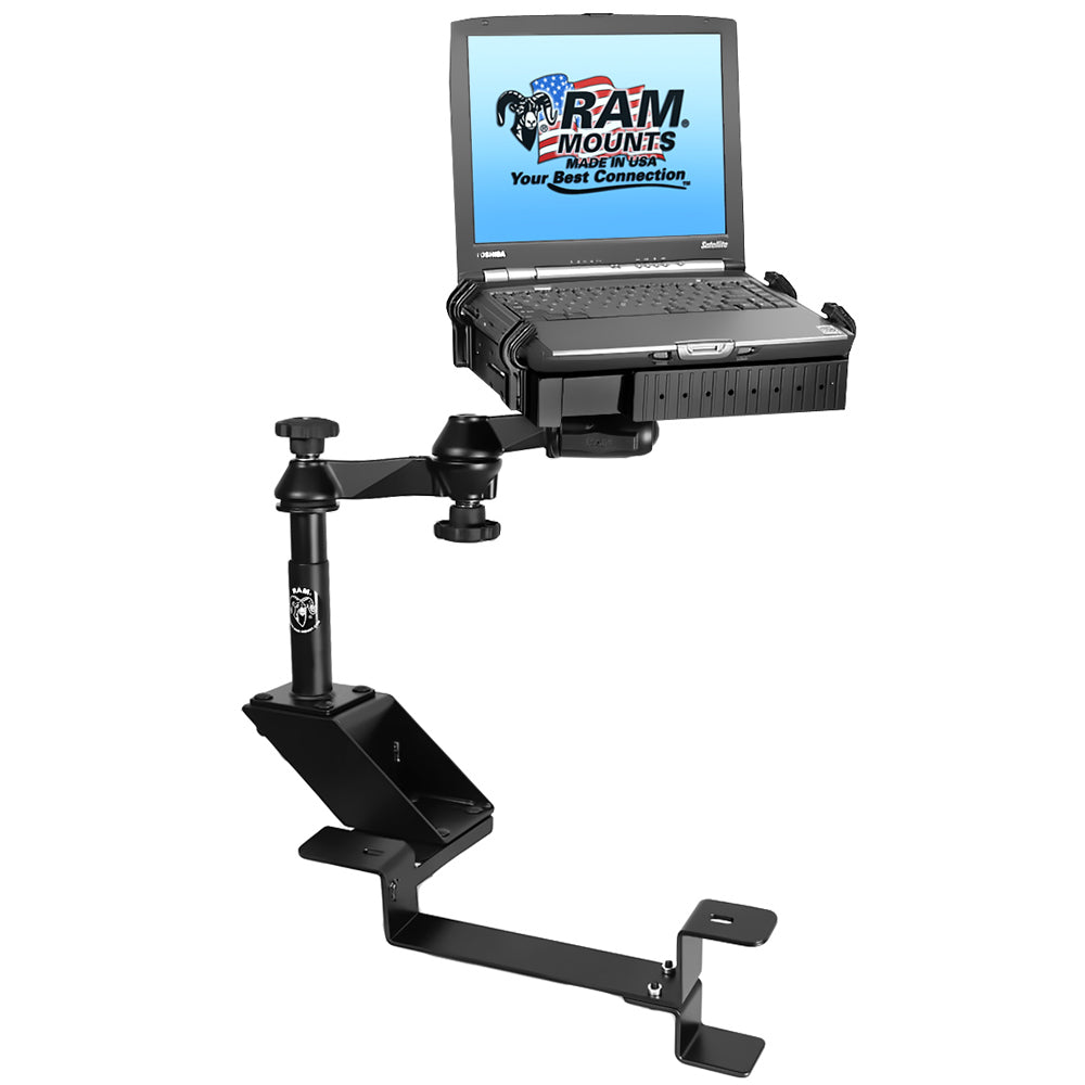 RAM Mount NoDrill Laptop Mount fChevrolet 2500 CK 3500 CK Silverado Suburban Tahoe GMC Sierra Yukon