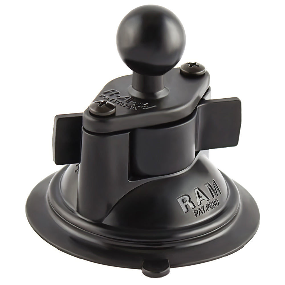 RAM Mount 325 Diameter Suction Cup Twist Lock Mount w1 Ball