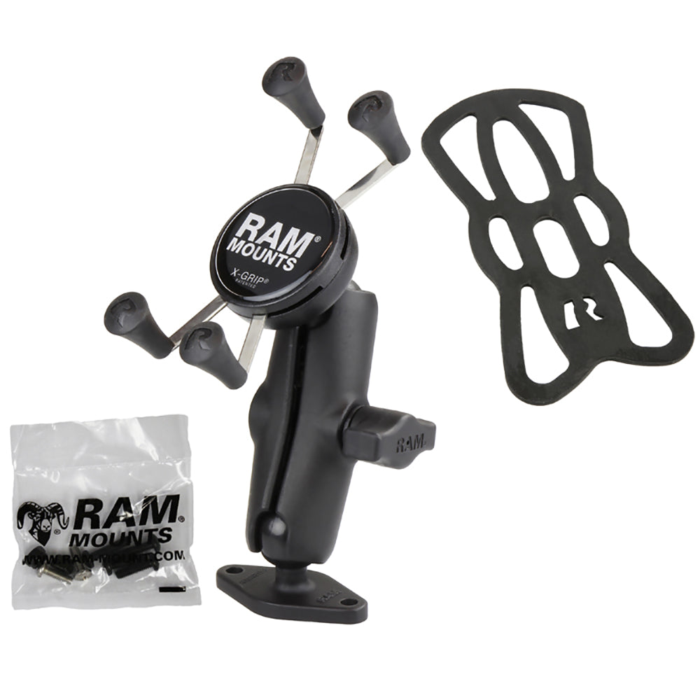 RAM Mount Universal XGrip Holder Diamond Base Surface Mount