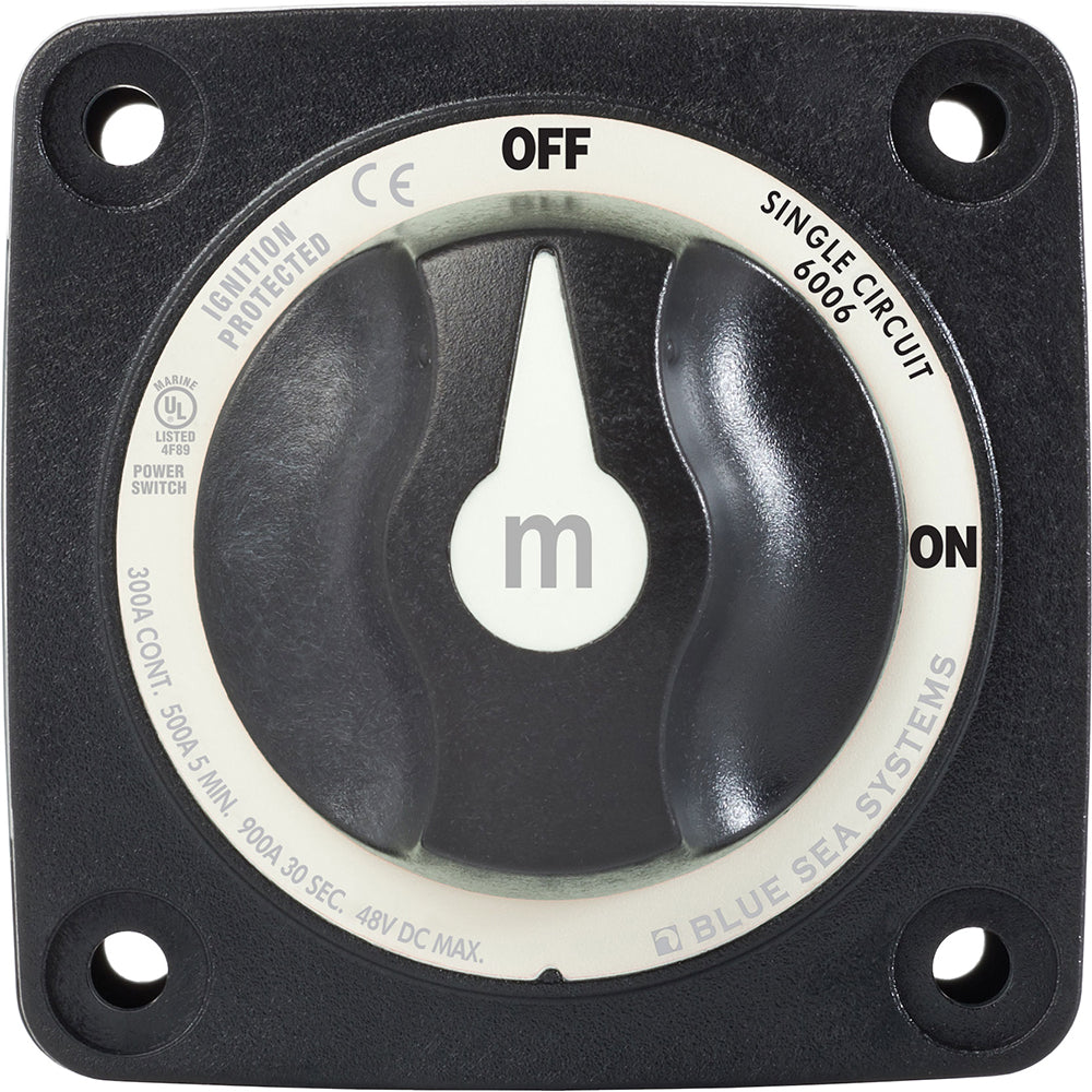 Blue Sea 6007200 Battery Switch Mini 4 Position Black