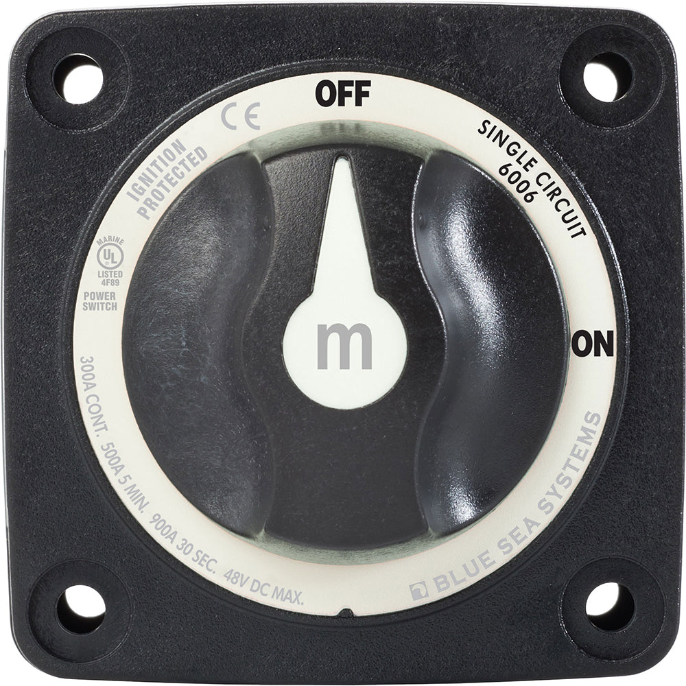 Blue Sea 6006200 Battery Switch Mini ONOFF Black