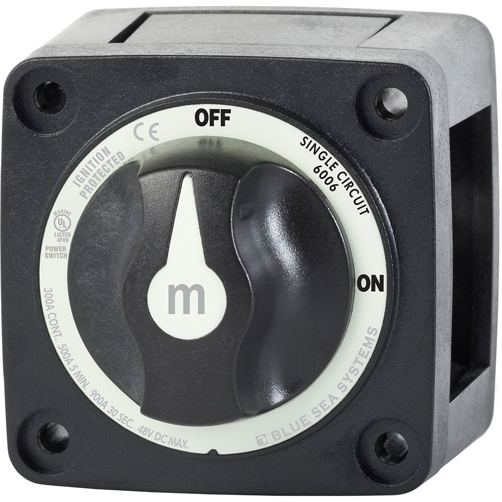 Blue Sea 6006200 Battery Switch Mini ONOFF Black