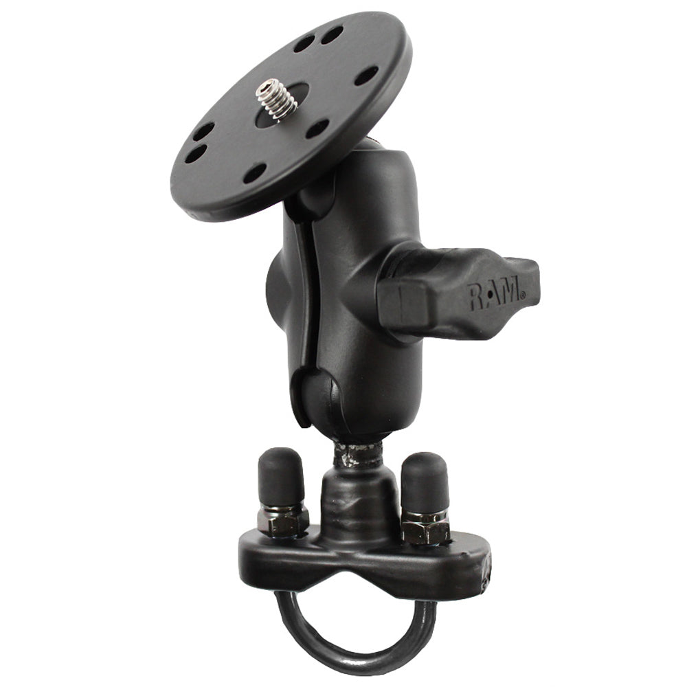 RAM Mount Handlebar UBolt Base Short Arm w14 20 Threaded Stud f Cameras