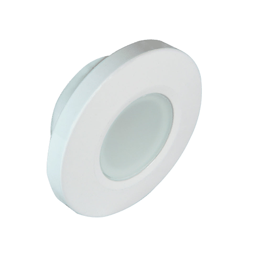 Lumitec Orbit Flush Mount Down Light White Finish 4Color BlueRedPurpleWhite Non Dimming