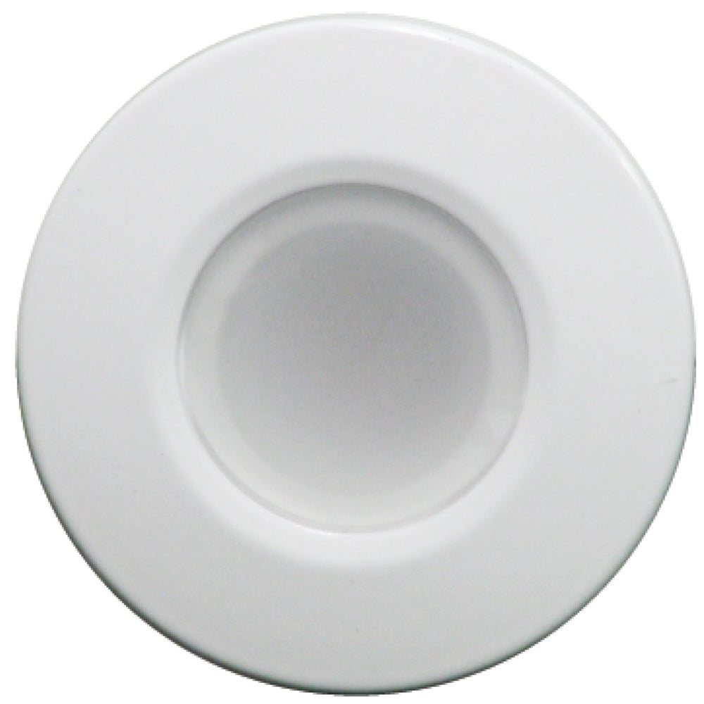 Lumitec Orbit Flush Mount Down Light White Finish 4Color BlueRedPurpleWhite Non Dimming