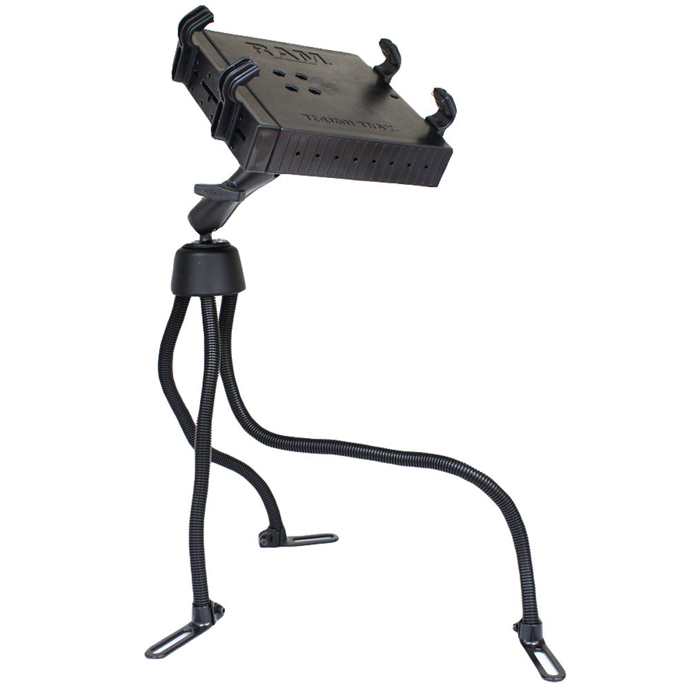 RAM Mount POD III Universal NoDrill Double Ball Mount wToughTray