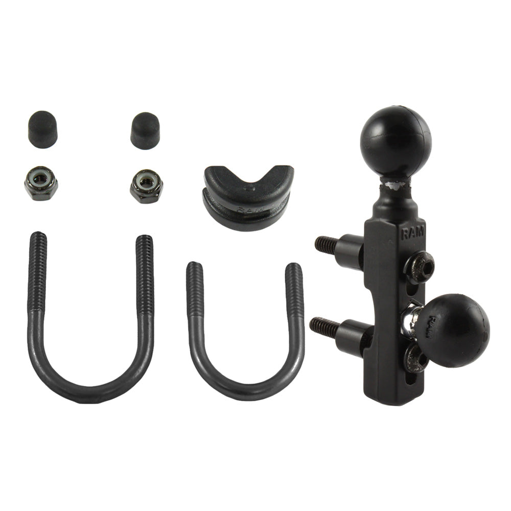 RAM Mount Motorcycle Combination Base fHandlebar or BrakeClutch Reservoir w2 1 Balls