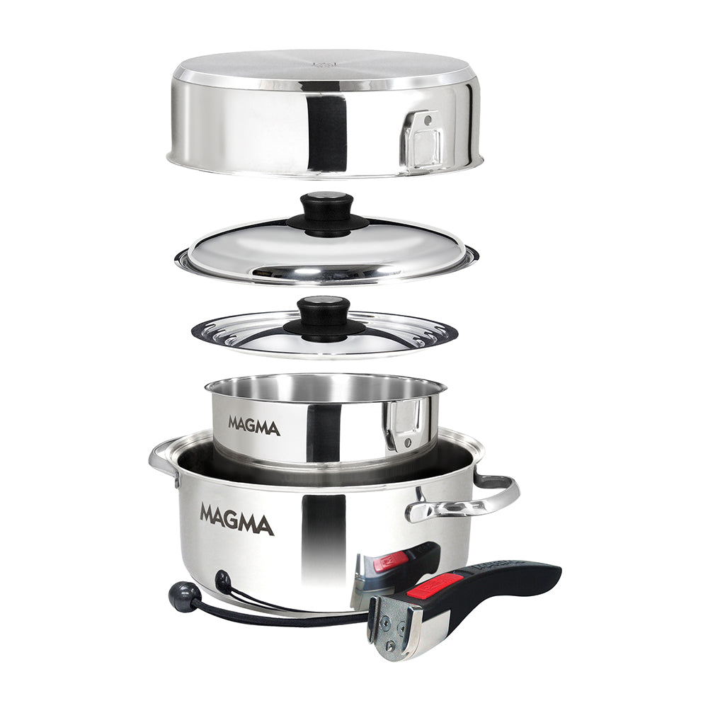 Magma 7 Piece Induction Cookware Set Stainless Steel