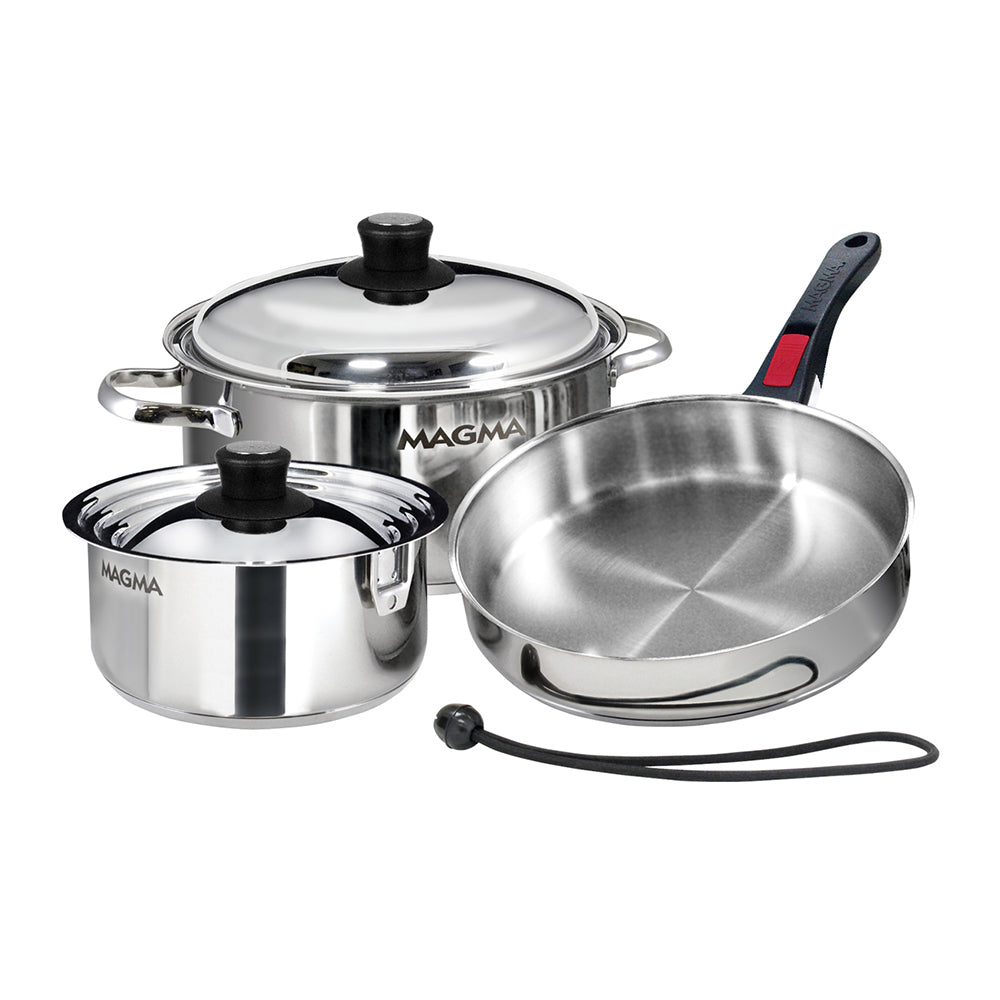 Magma 7 Piece Induction Cookware Set Stainless Steel