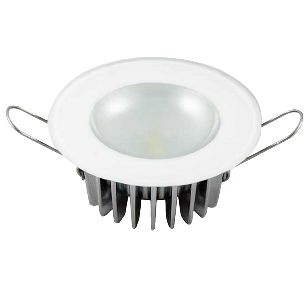Lumitec Mirage Flush Mount Down Light Glass FinishNo Bezel 4Color RedBluePurple Non Dimming wWhite Dimming