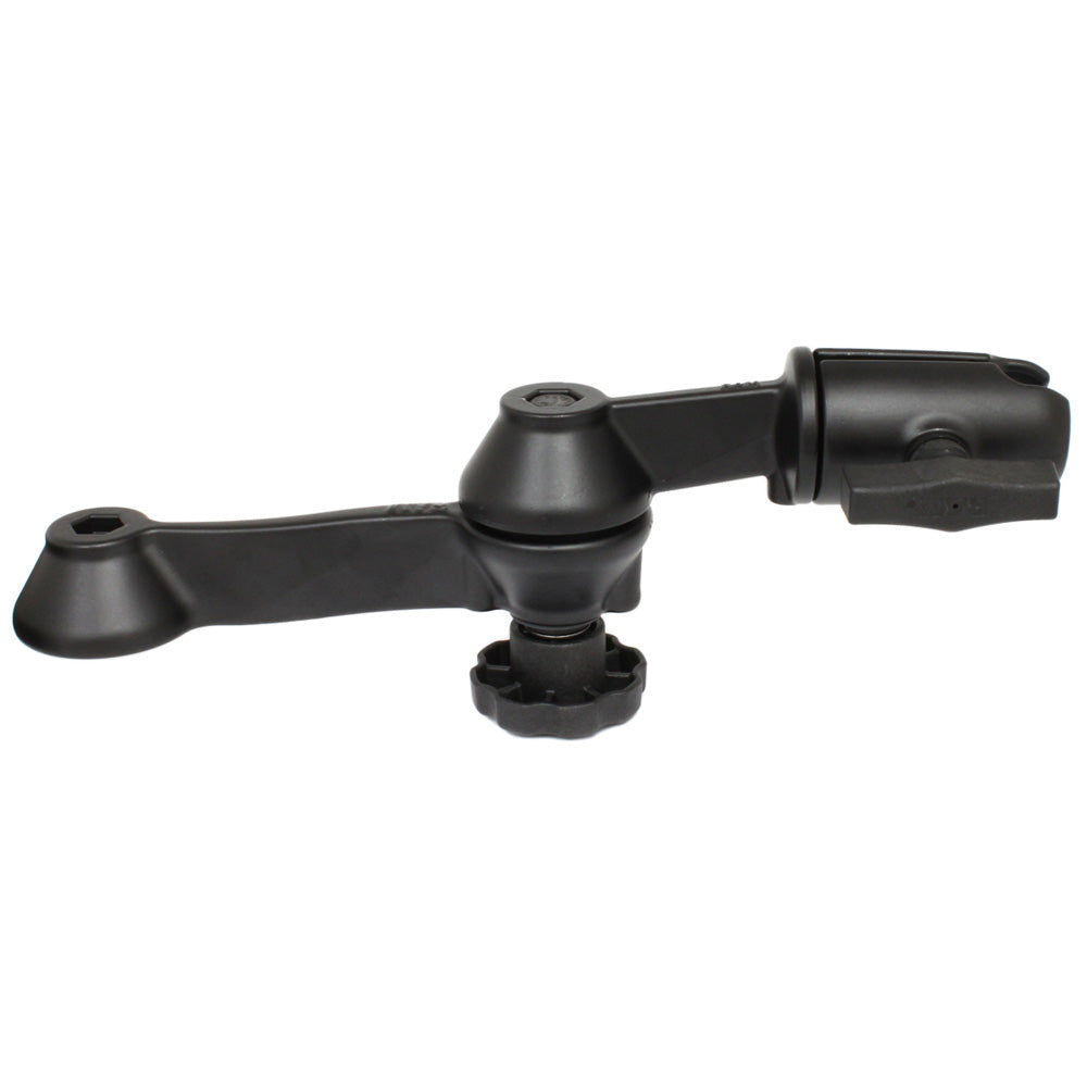 RAM Mount 12 Double Swing Arm wOpen Swivel Single Socket