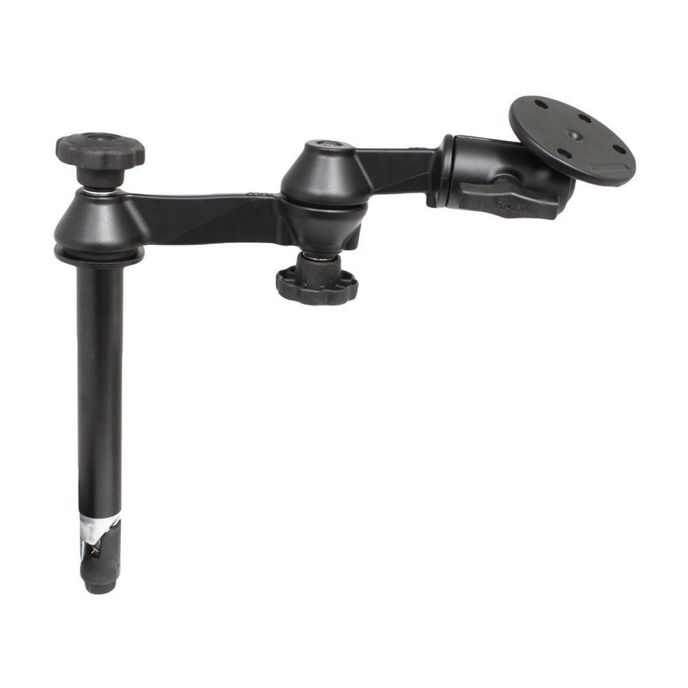 RAM Mount Double Swing Arm w8 Male TelePole 368 Base