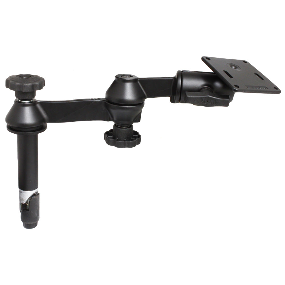 RAM Mount Double Swing Arm w4 Male No Female TelePole VESA Plate