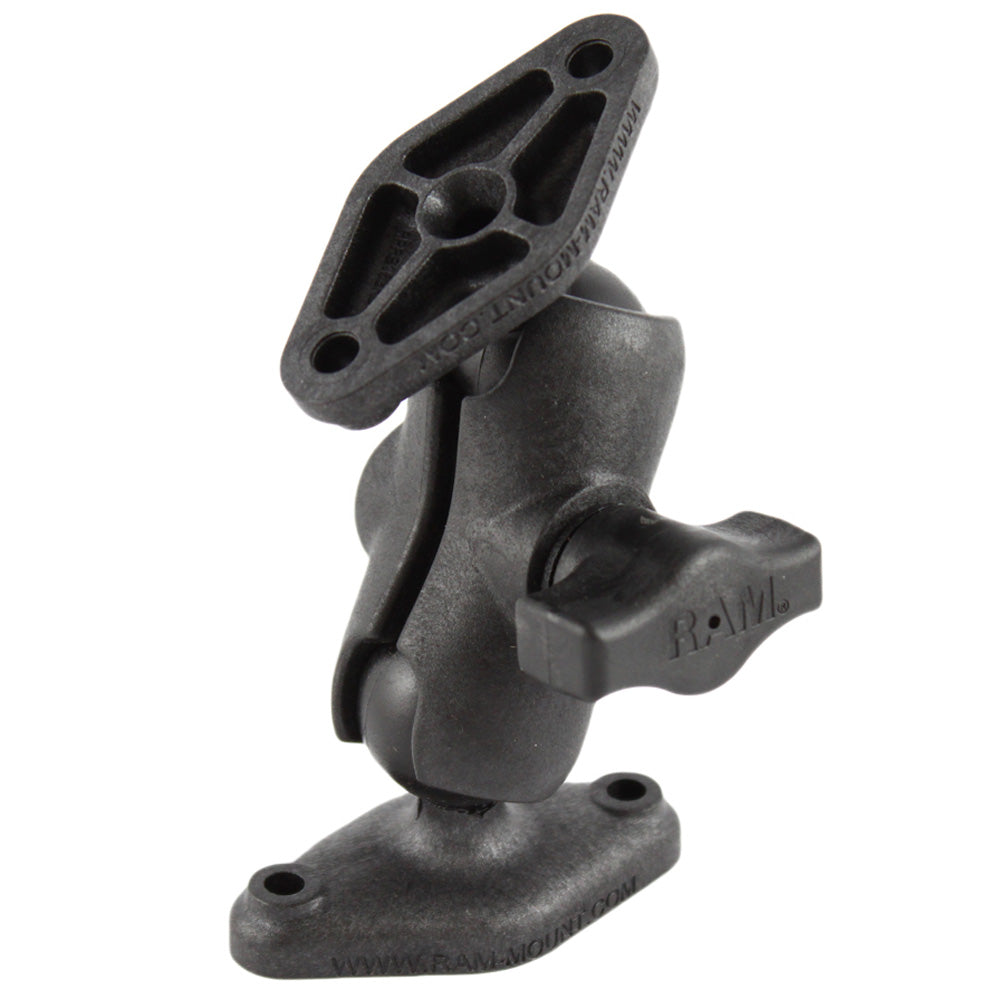 RAM Mount Composite Short Socket Arm w2 Diamond Bases