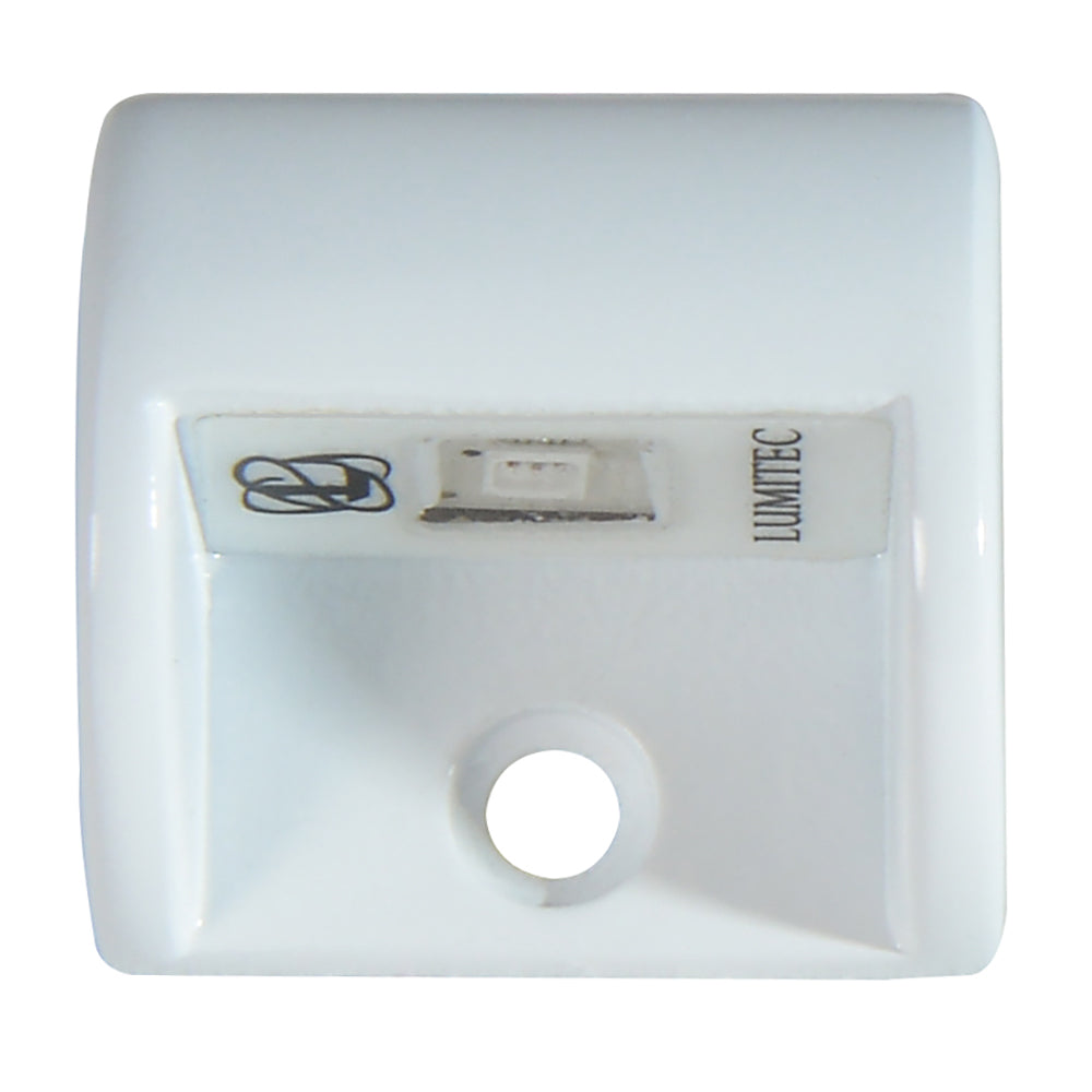 Lumitec Andros Courtesy Light White Powder Coat Finish Blue NonDimming