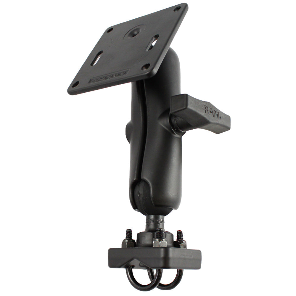 RAM Mount 15 Rail Mount wDouble UBolt Bases 3625 Square Base