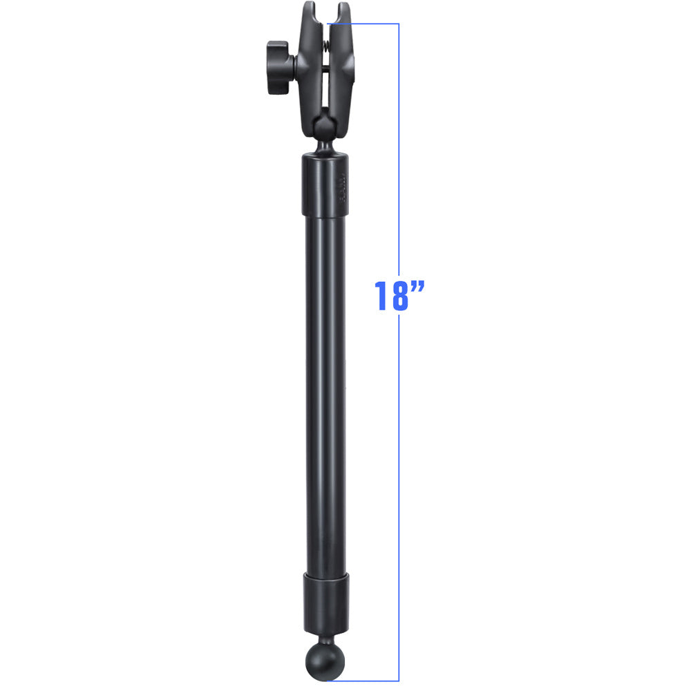 RAM Mount 18 Long Extension Pole w2 1 Ball Ends Double Socket Arm