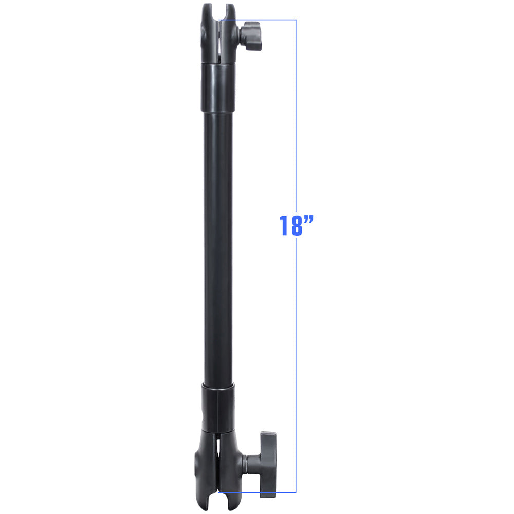 RAM Mount 18 Long Extension Pole w1 and 15 Single Open Sockets