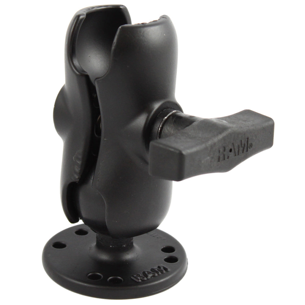 RAM Mount 15 Ball Short Arm w25 Round Base