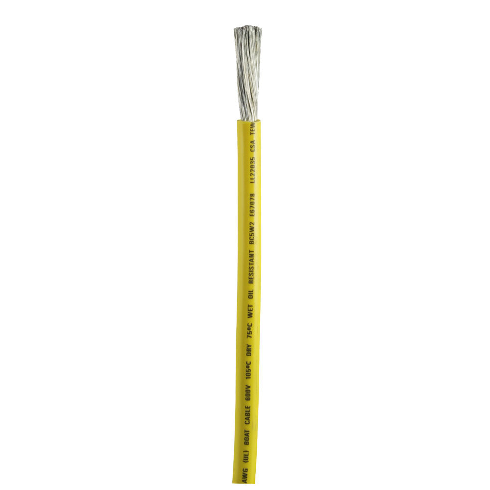 Ancor Yellow 2 AWG Battery Cable Sold By The Foot