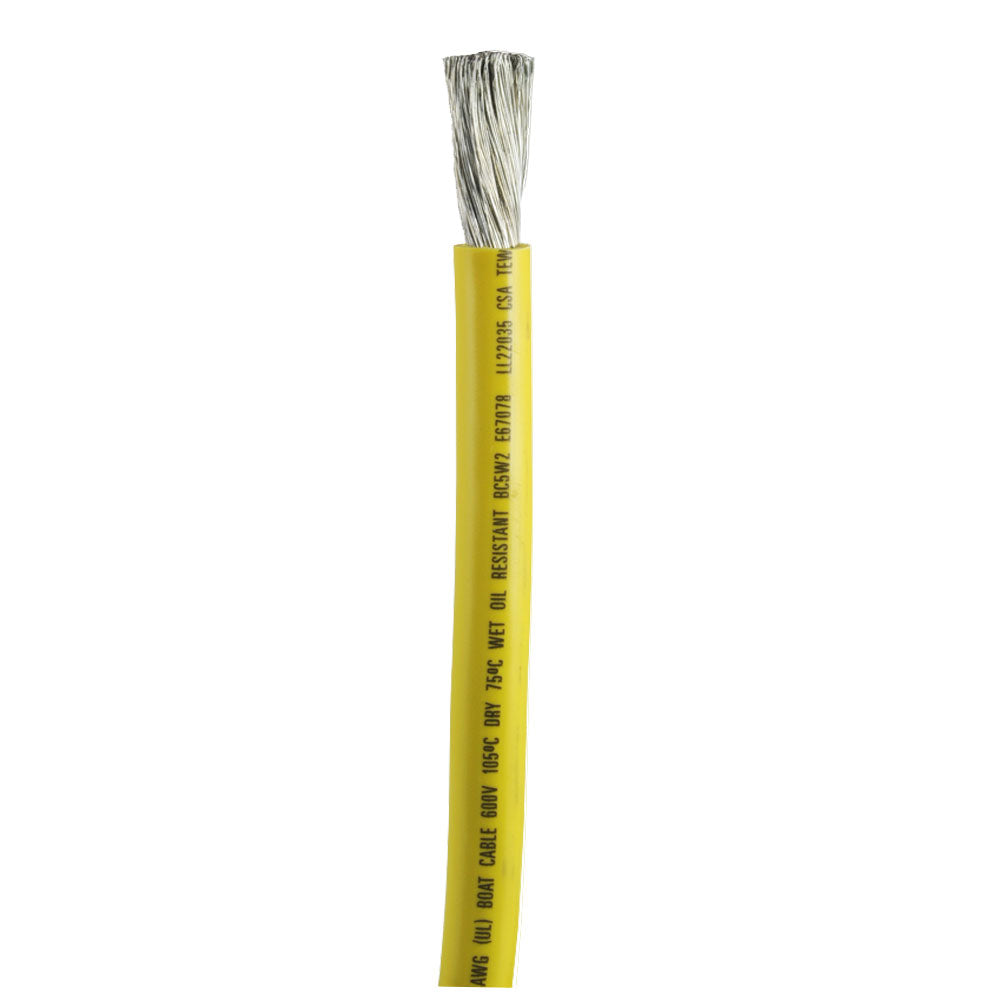 Ancor Yellow 20 AWG Battery Cable Sold By The Foot