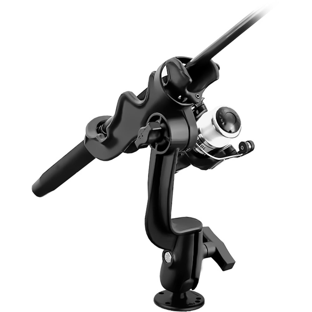 RAM Mount RAMROD 2000 Fishing Rod Holder wRAMROD Revolution RatchetSocket System Round Flat Surface Base
