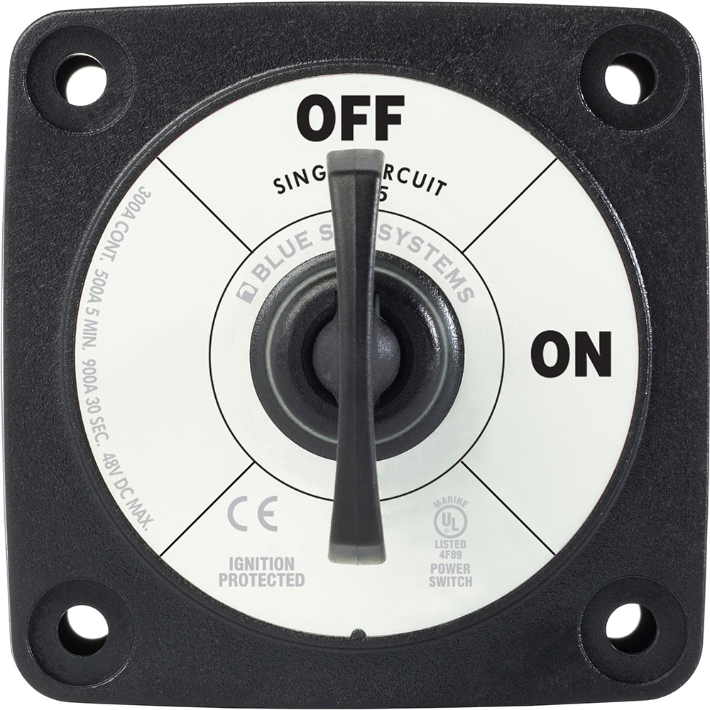 Blue Sea 6005200 Battery Switch Single Circuit ONOFF Black