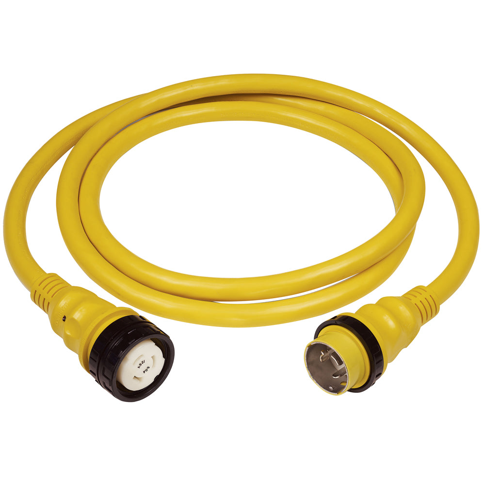 Marinco 50A 125V Shore Power Cable 50 Yellow