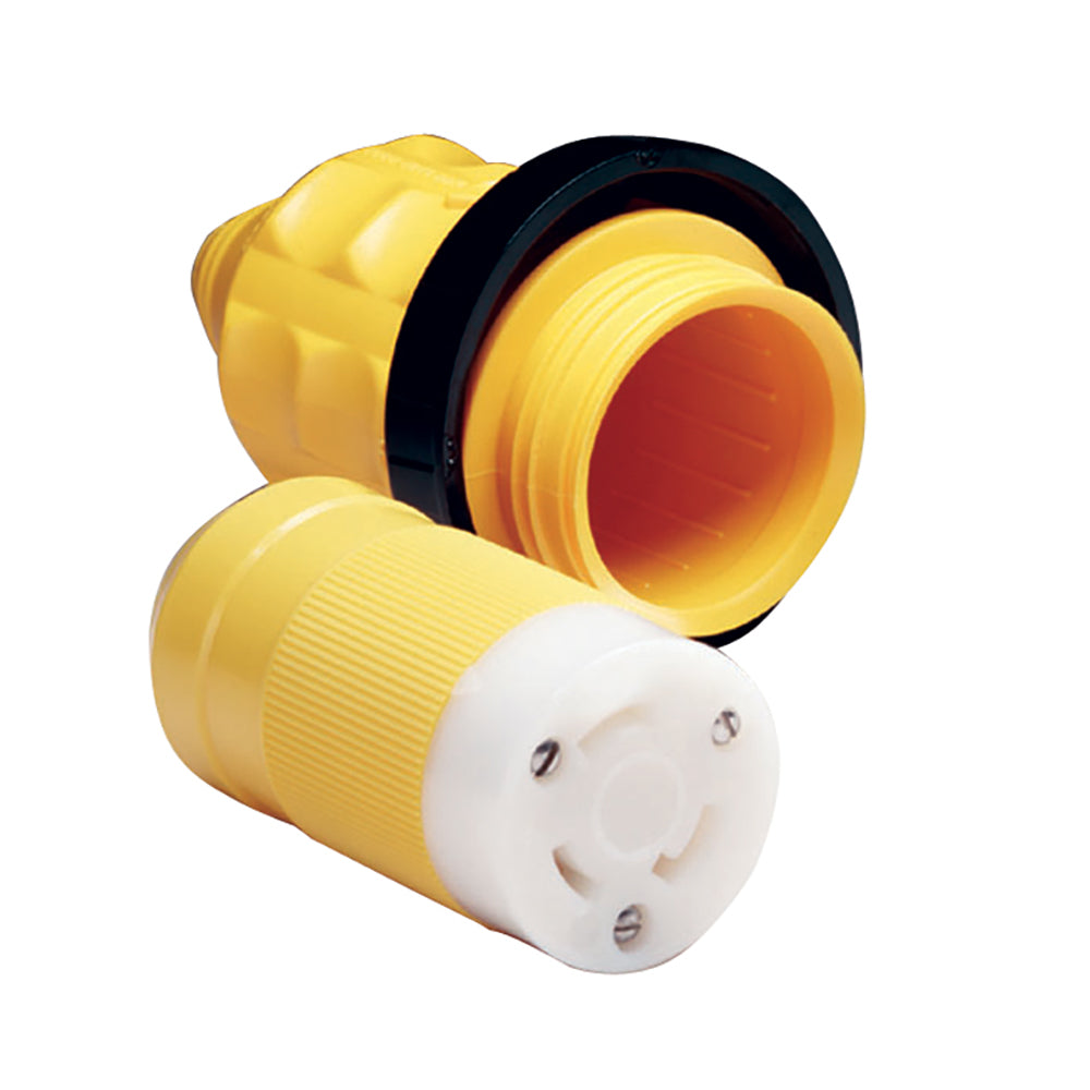 Marinco 305CRCNVPK 30A Female Connector wCover Rings
