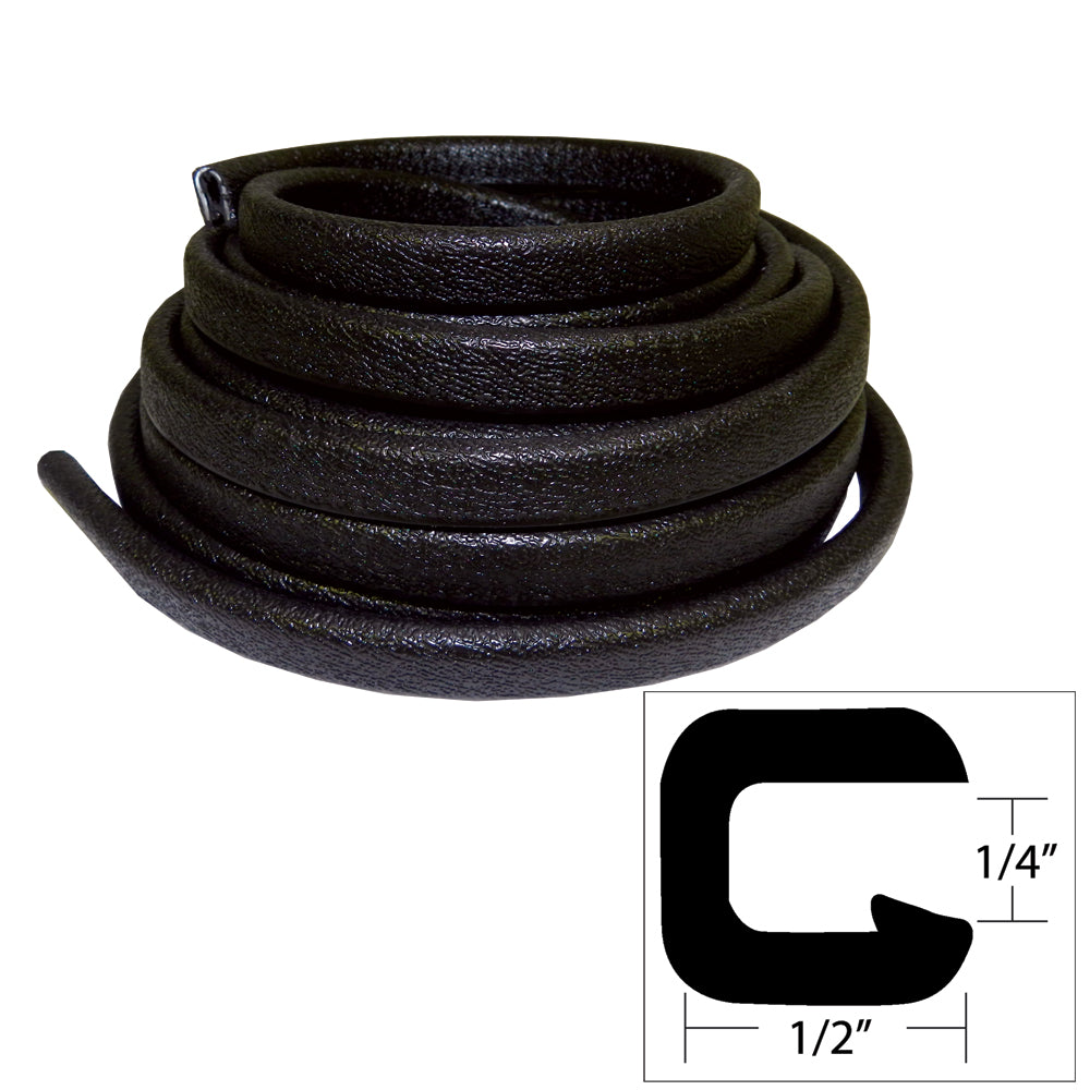 TACO Flexible Vinyl Trim 14 Opening x 12W x 25L Black