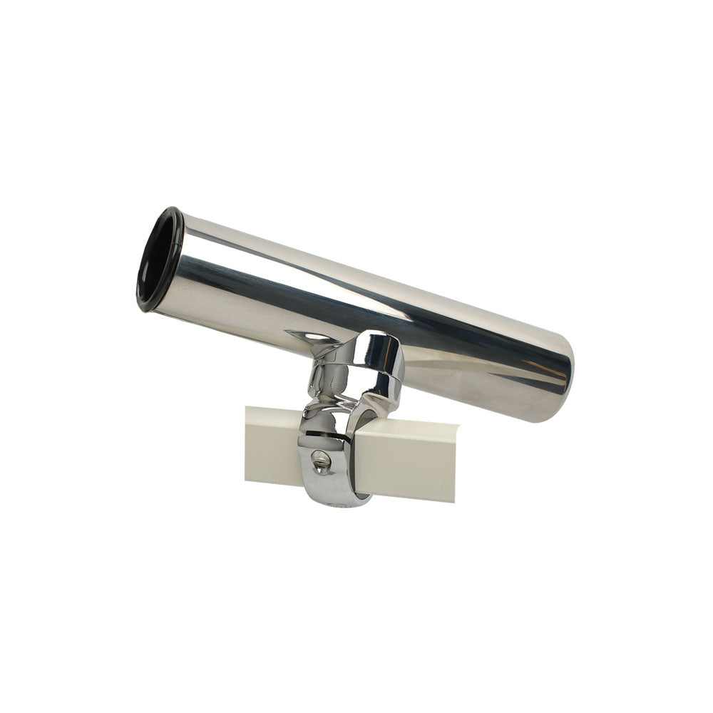 CE Smith Pontoon Square Rail Adjustable ClampOn Rod Holder