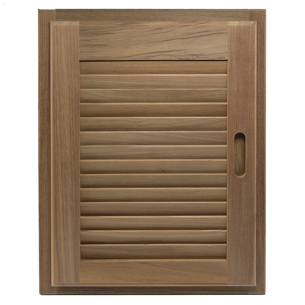 Whitecap Teak Louvered Door Frame Right Hand 15 x 20
