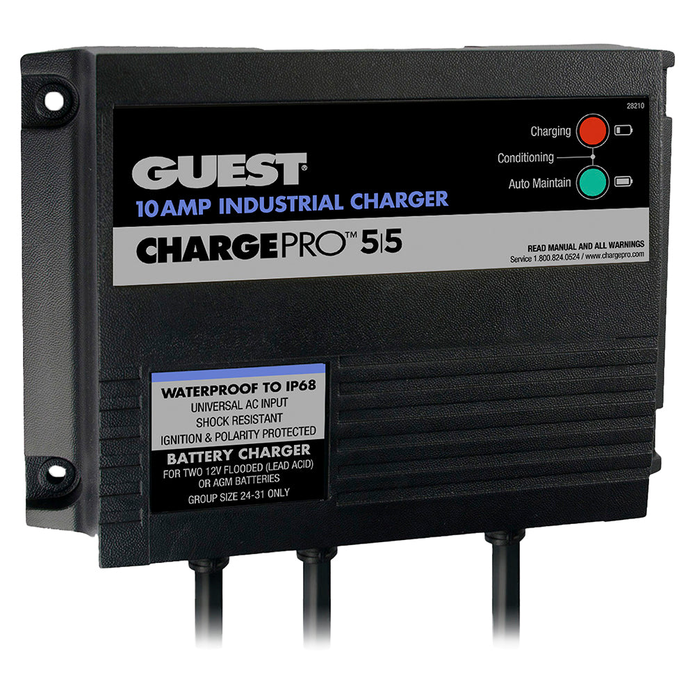 Guest 10AMP 1224V 2 Bank 120V Input OnBoard Battery Charger