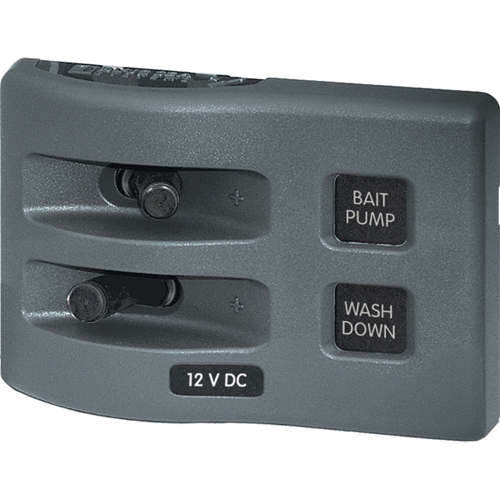 Blue Sea 4303 WeatherDeck 12V DC Waterproof Switch Panel 2 Position
