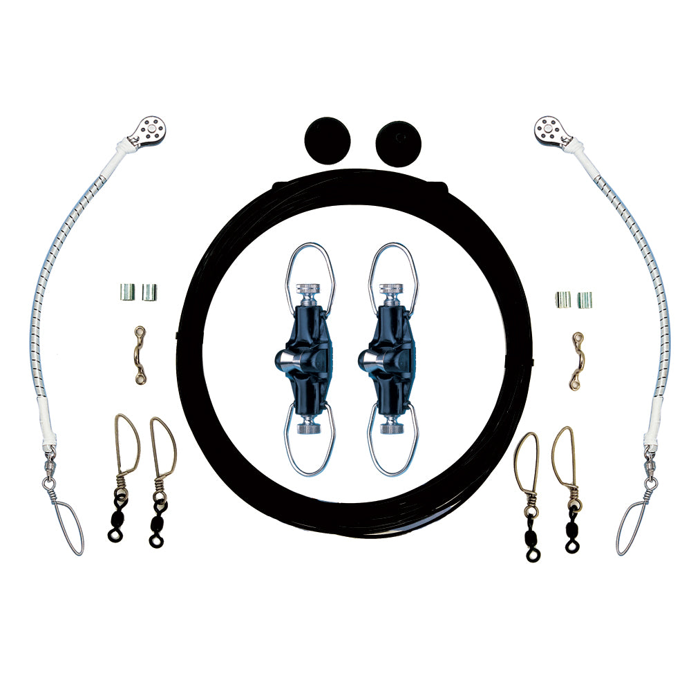 Rupp Single Rigging Kit wNokOuts Black Mono 160 Lines