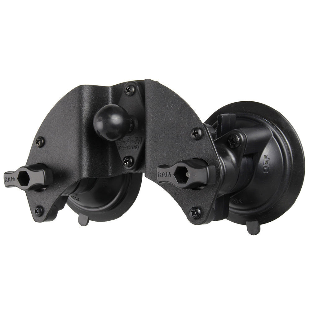 RAM Mount Dual Articulating Suction Cup Base w1 Ball Base