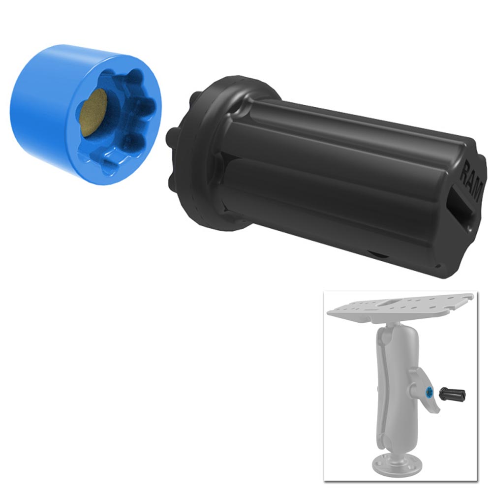 RAM Mount Mixed Combination PinLock Security Nut Key Knob f225338 Diameter DE Size Arms