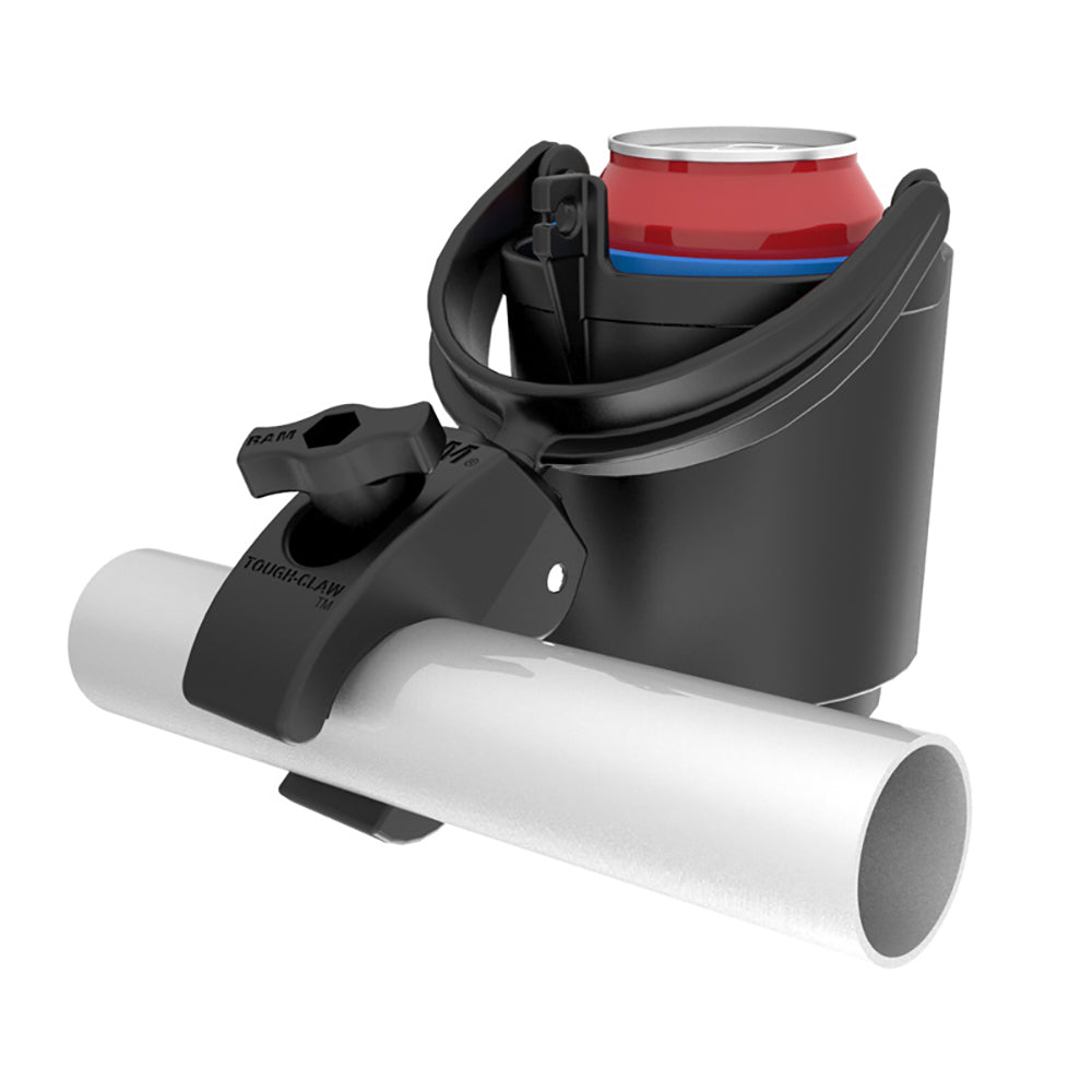 RAM Mount ToughClaw Mount wSelfLeveling Cup Holder