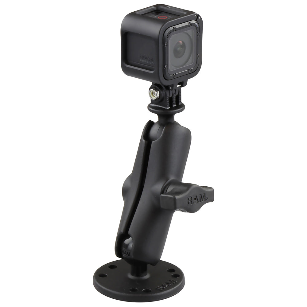 RAM Mount 1 Ball Mount wCustom GoPro Hero Adapter