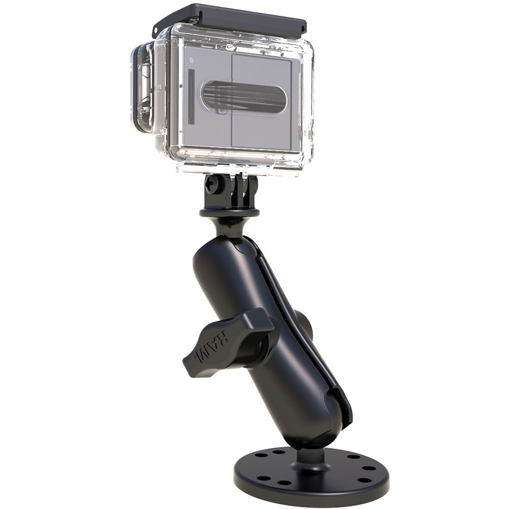 RAM Mount 1 Ball Mount wCustom GoPro Hero Adapter