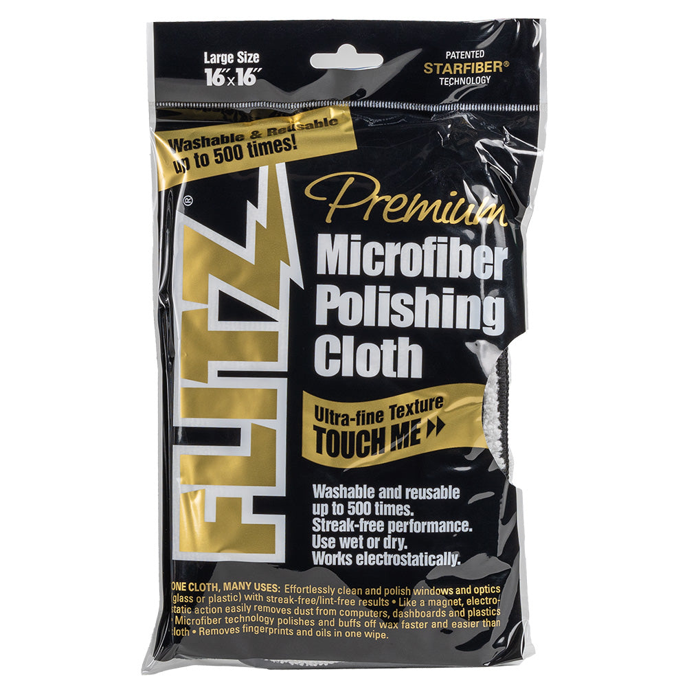 Flitz Microfiber Polishing Cloth 16 x 16 Single Bag