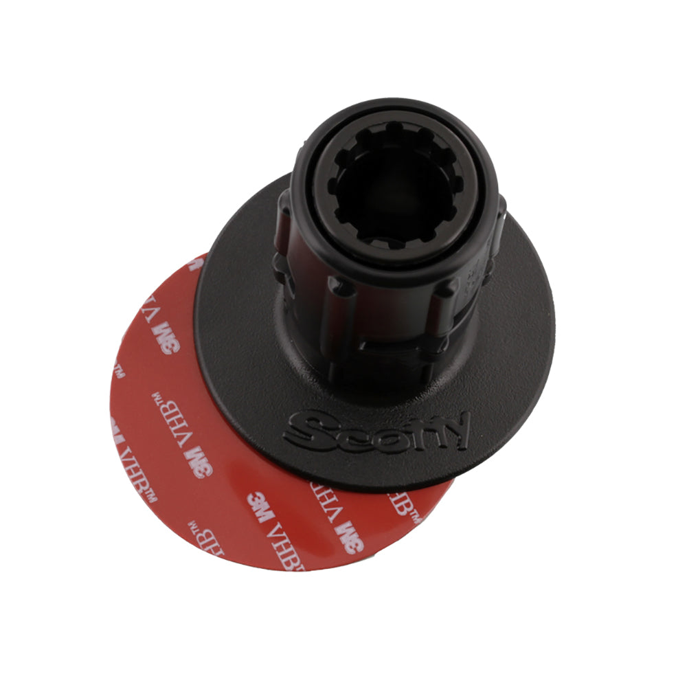 Scotty 448 StickOn Mount wGearHead Adapter 3 Pad