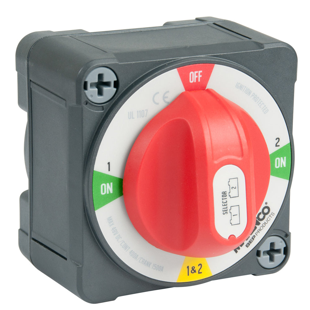 BEP Pro Installer 400A EZMount Battery Selector Switch 12BothOff