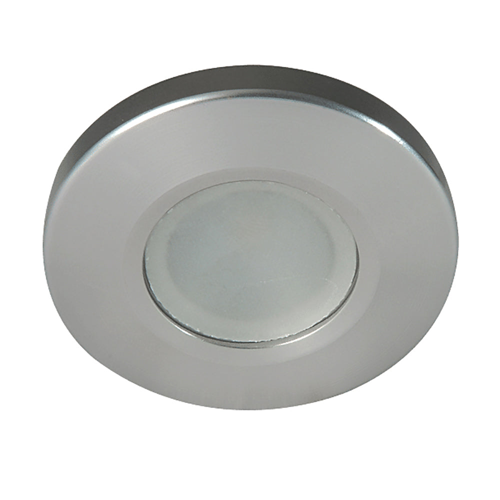 Lumitec Orbit Spectrum Flush Mount Down Light Brushed Housing White Dimming RedBlue NonDimming
