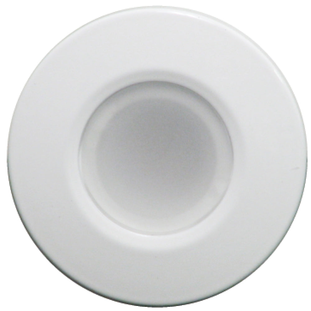 Lumitec Orbit Flush Mount Down Light Spectrum RGBW White Housing